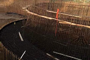 贵州砼烟囱新建施工现场